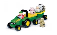 TOMY grający traktor ze zwierzątkami
