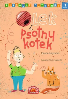 Pierwsze czytanki Olek i psotny kotek - Outlet - Joanna Krzyżanek