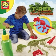 Zabawa w piasku kolorowe dinozaury - Outlet