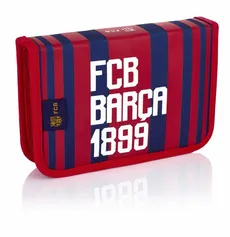 Piórnik pojedynczy z wyposażeniem 2 klapki Barcelona Barca Fan 6