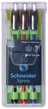 Zestaw cienkopisów Schneider Xpress 0,8 mm 3 sztuki