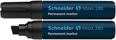 Marker permanentny Schneider Maxx 280 ścięty 4-12 mm czarny