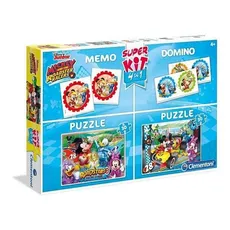 Super Kit Puzzle 2x30 + Memo + Domino Mickey and the Roadster Racers