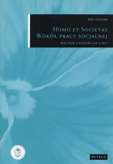 Homo et Societas Wokół pracy socjalnej Nr 2/2017 - Outlet