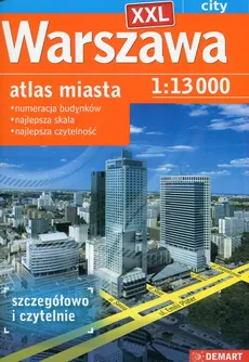 Warszawa XXL atlas miasta 1:13 000 - Outlet