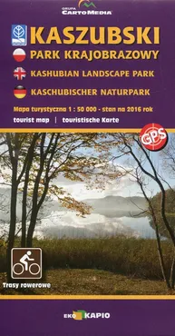 Kaszubski Park Krajobrazowy mapa turystyczna 1:50 000