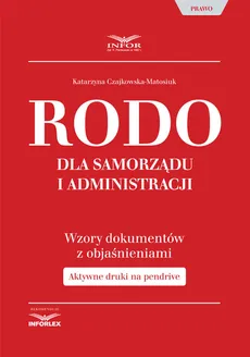 RODO dla samorządu i administracji - Katarzyna Czajkowska-Motosiuk