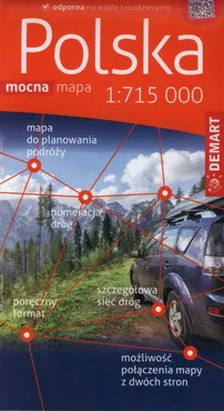 Polska mapa samochodowa 1:715 000 - Outlet