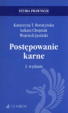Postępowanie karne - Outlet - Boratyńska Katarzyna T., Łukasz Chojniak, Wojciech Jasiński