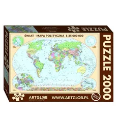 Puzzle Świat polityczny mapa 1:35 000 000  2000
