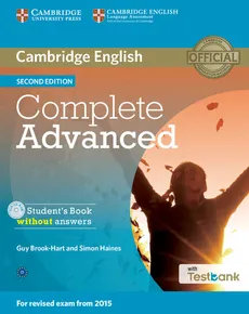 Complete Advanced Student's Book without Answers + Testbank + CD - Outlet - Guy Brook-Hart, Simon Haines