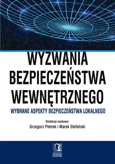 Wyzwania bezpieczeństwa wewnętrznego - Outlet