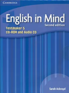 English in Mind Level 5 Testmaker CD-ROM and Audio CD - Outlet - Sarah Ackroyd