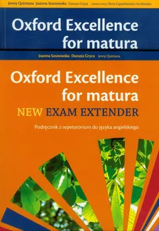 Oxford Excellence for Matura Podręcznik z repetytorium z płytą CD - Outlet - Danuta Gryca, Jenny Quintana, Joanna Sosnowska