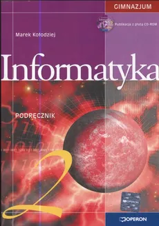 Informatyka 2 Podręcznik z płytą CD - Outlet - Marek Kołodziej