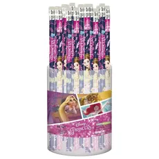 Ołówek z gumką Księżniczki 10 48 sztuk display