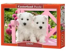 Puzzle 1500 White Terrier Puppies