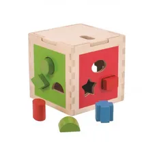 Shape Sorting Cube Sorter dewniany