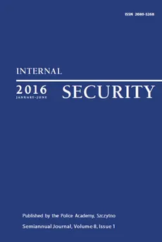 Internal Security (January-June) Vol. 8/1/2016 - Praca zbiorowa