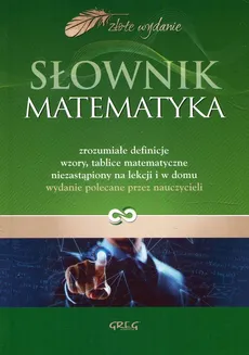 Słownik Matematyka - Outlet - Piotr Kosowicz