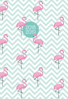 Kalendarz 18 miesięczny DI4 Flamingi