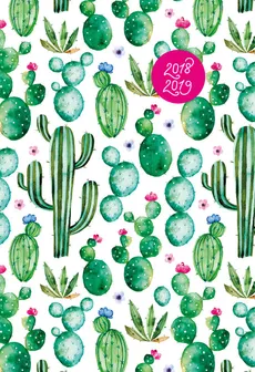 Kalendarz 18 miesięczny DI4 Kaktusy