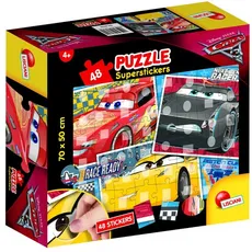 PUZZLE SUPERSTICKERS 48 CARS 3