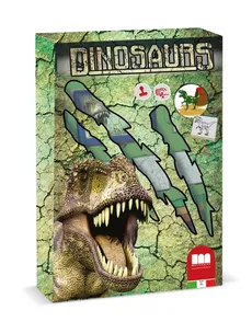 Pieczątki 4 szt Dinozaur