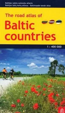 Kraje Bałtyckie atlas samochodowy 1:400 000