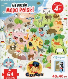 CzuCzu Ale puzzle Mapa Polski 64 - Outlet