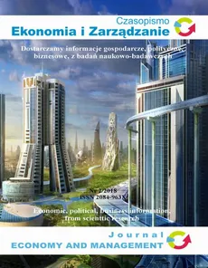 Czasopismo Ekonomia i Zarządzanie nr 2/2018 - Aleksandra Fudali, Irmina Florek, Lance D. Johnson, Tomasz Wołowiec