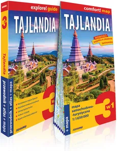 Tajlandia 3w1: przewodnik + atlas + mapa - Outlet - Katarzyna Byrtek