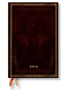 Kalendarz książkowy Black Moroccan Mini 2019 Horizontal