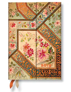 Kalendarz książkowy Filigree Floral Ivory Mini 2019 Horizontal