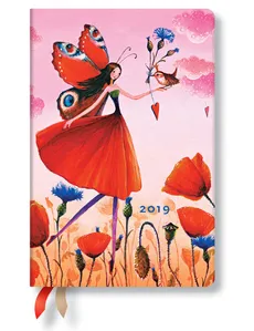 Kalendarz książkowy Popy Field Mini 2019 Horizontal