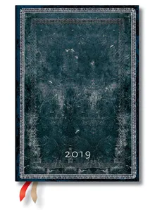 Kalendarz książkowy Midnight Steel Midi Horizontal 2019