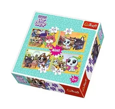 Puzzle Littlest Pet shop Miłe wspomnienia 4w1