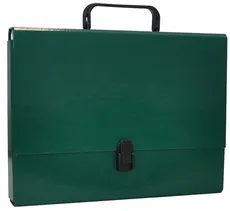 Teczka-pudełko OFFICE PRODUCTS, PP A4 5cm, z rączką i zamkiem, zielona