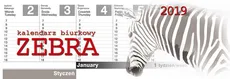 Kalendarz biurkowy Zebra 2019