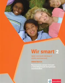 Wir smart 2 Język niemiecki dla klasy 5 Zeszyt ćwiczeń rozszerzony + CD - Outlet - Ewa Książek-Kempa, Aleksandra Kubicka, Olga Młynarska