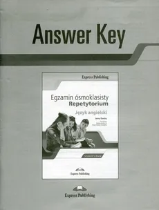 Egzamin ósmoklasisty Repetytorium Język angielski Answer Key - Outlet