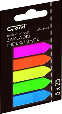 Zakładki indeksujące Grand Flagi GR-Z5-25 12 sztuk - Outlet