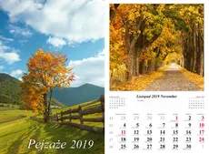 Kalendarz 2019 wieloplanszowy Pejzaże - Marek Jurkowlaniec