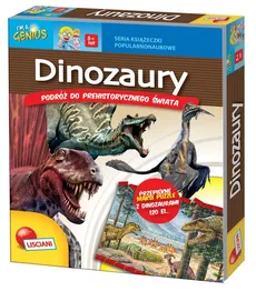 Dinozaury podróż do prehistorycznego świata + puzzle - Outlet