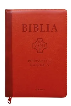 Biblia Pierwszego Kościoła ceglasta z paginatorami i suwakiem