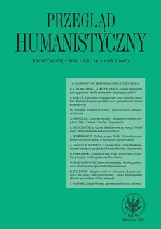 Przegląd Humanistyczny 2018/1 (460)
