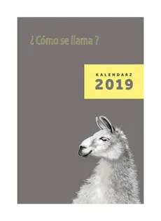 Kalendarz Narcissus A5 tygodniowy Lama 2019 - Outlet