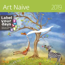 Kalendarz wieloplanszowy Art Naive 30x30 2019
