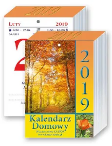 Kalendarz 2019 KL 04 Kalendarz Domowy zdzierak - Outlet