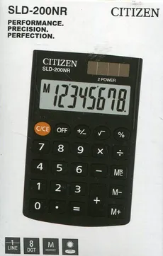 Kalkulator kieszonkowy Citizen SLD-200NR czarny